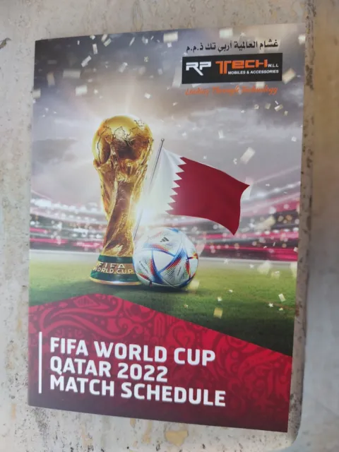 Off. Programm FIFA World Cup 2022 Qatar Match Schedule Spielplan englisch