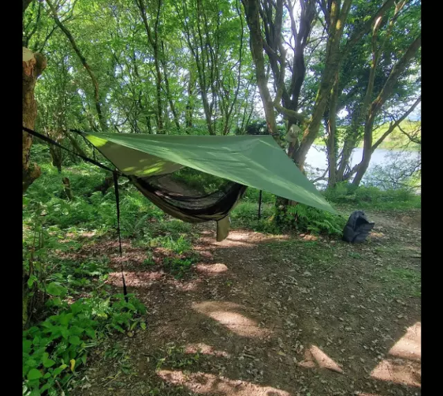 Camping Hammock Tent With Tarp Rain Fly Cover Hanging Hammock With Mosquito Net