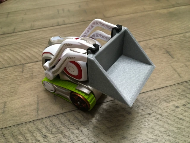 Cozmo & Vector By Anki robot, 3D printed Font end loader bucket (Sparkly PLA)