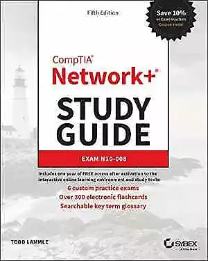 CompTIA Network+ Study Guide: Exam N10-008 - Paperback, by Lammle Todd - Good