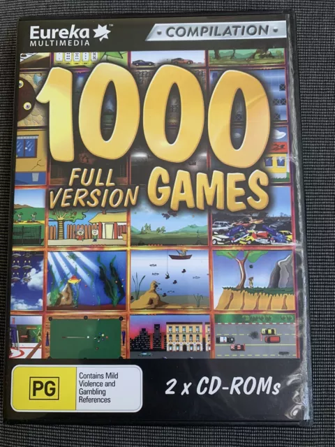 1000 Jogos Volume 2 (PC CD) - PAL - Novo