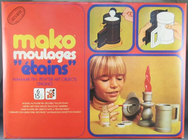 Mako Coffrets - Jeu de Création Métal - Mako 1977 Réf 4335 Neuf Boite