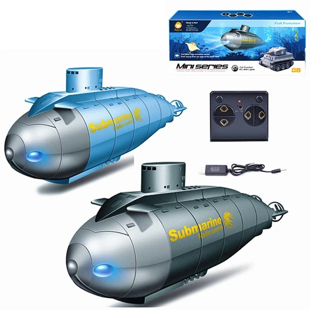 Sous-Marin Télécommandé Jauarta 6 Canaux - Jouet Aquatique Militaire Pour Enfants, Bateau RC Plongeur Avec Contrôle Précis