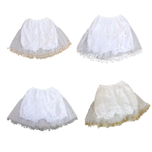 Petticoat Bloomers Inside Short Half Slips 17in for Women Hoopless Underskirt