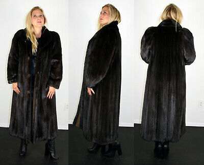 Ranch Mink Fur Coat Size Large L 8 10 Efurs4less