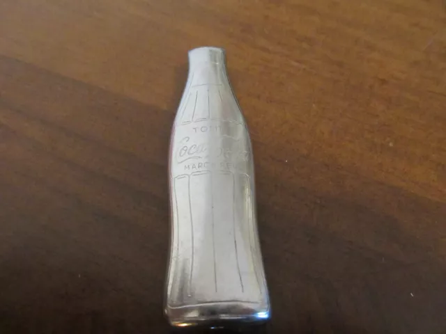 Alter Coca-Cola Flaschenöffner aus Metall Argentinien Argentina bottle opener