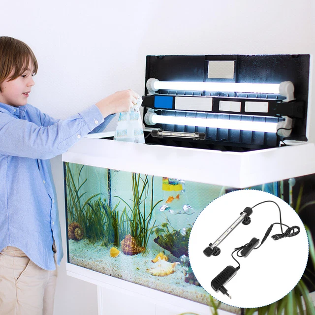 Lámpara LED para acuario tanque de peces lámpara para acuario tanques de peces filtro luz