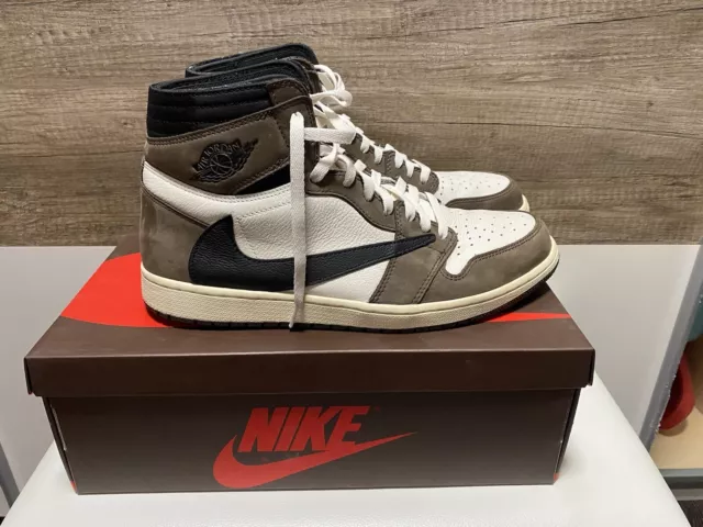 Nike Air Jordan 1 Retro Travis Scott 47,5 Estados Unidos 13 Cactus Jack Como Nuevo