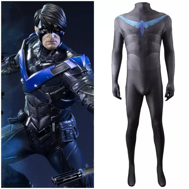 Batman Nightwing Costume Cosplay Bodysuit Ver3 Handmade