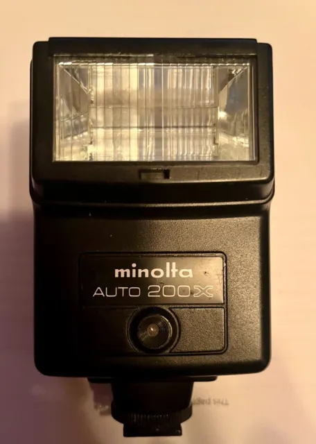Minolta Auto 200X Shoe Mount Camera Flash