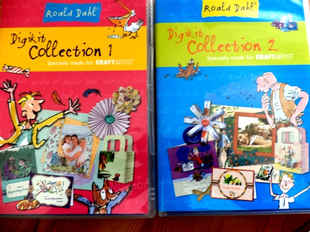 Serif Craft Artist Roald Dahl Colecciones 1 Y 2 Piezas Cd Rom - Correo Gratuito Del Reino Unido.