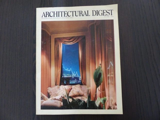 MAGAZINE ARCHITECTURAL DIGEST AD july 1983 vintage - design intérieur ...