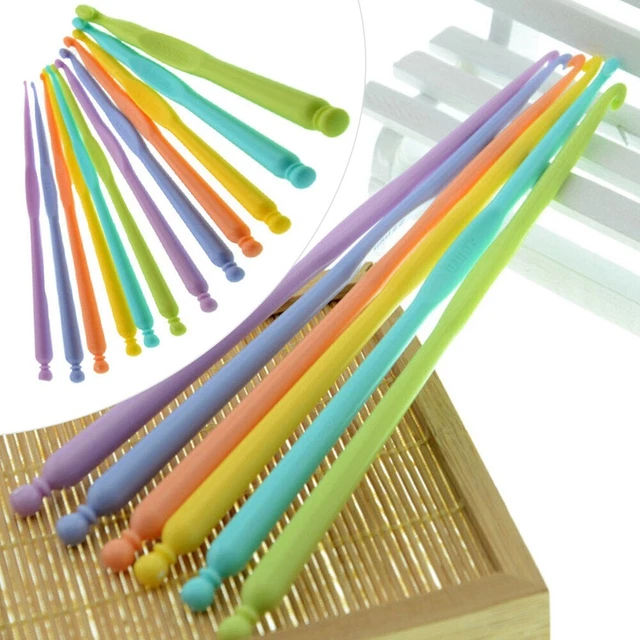 Juego completo de 12 ganchos de ganchillo ergonómicos para todas tus necesidades de tejido