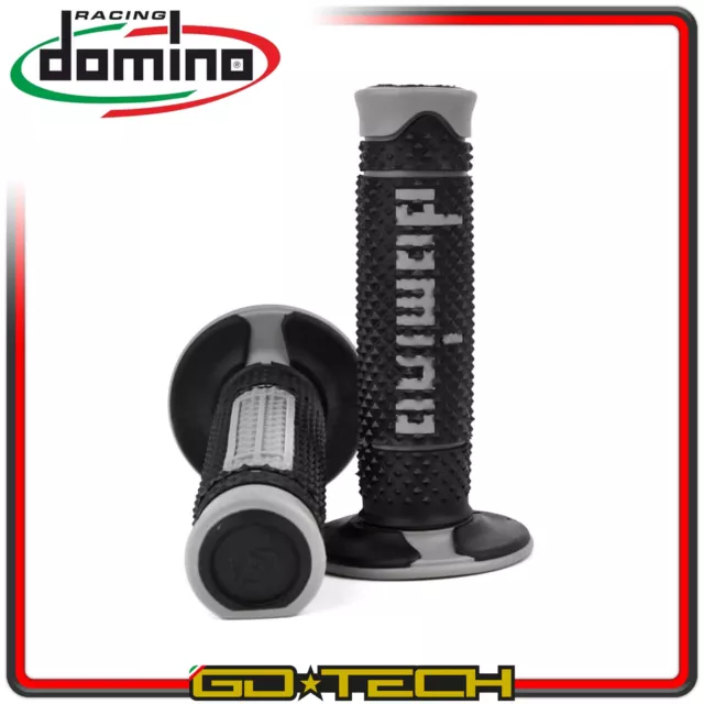 MANOPOLE DOMINO A260 MOTO CROSS ENDURO MOTARD Nero Grigio OFF ROAD RACING