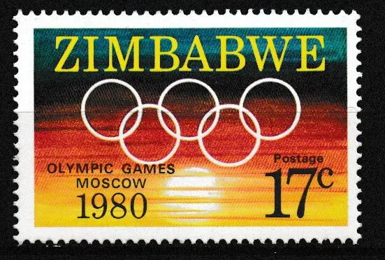 Simbabwe - Olympische Sommerspiele Moskau postfrisch 1980 Mi. 246
