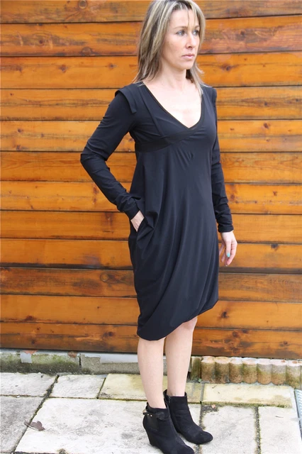 Robe Noire Stretch Marithé + François Girbaud - Taille 3/40 - Neuve Avec étiquettes