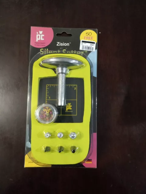 Juego de herramientas de 8 piezas Provo Craft® Zision™ Silent Setter con 50 Free Eyeletts™ nuevo