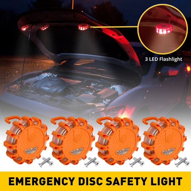 Coquimbo 3 Pack LED Road Light Emergency Roadside Safety Beacons