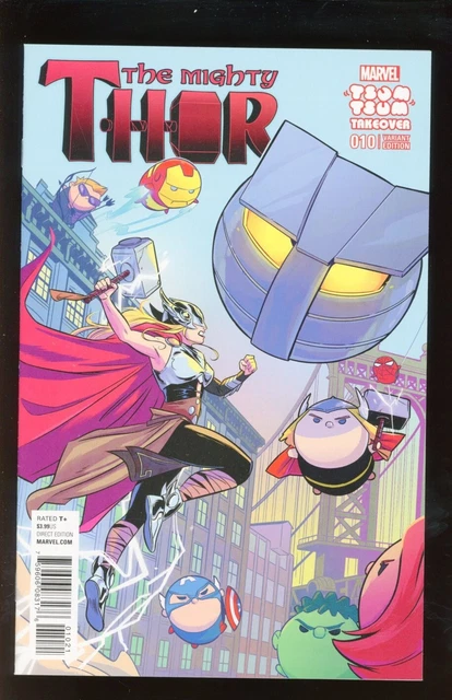 Mighty Thor #10 Near Mint 9.4 2016 Natacha Bustos Tsum Tsum Variant