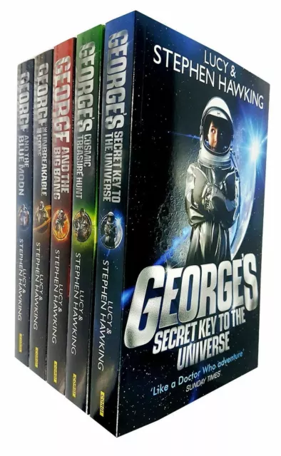 Stephen & Lucy Hawking's George's Secret Key to the Universe series 5 books Set