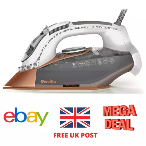 BREVILLE DIAMOND XPRESS 3100W Steam Iron 3100W Brand New FREE