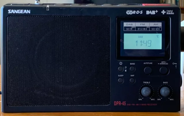 Sangean DPR-45 DAB+ FM/AM Portable Receiver Radio In great condition