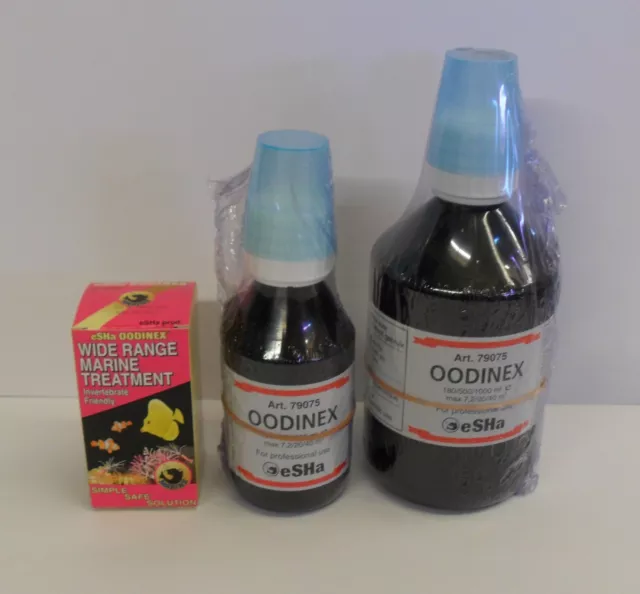 eSHa Oodinex 20ml, 180ml Et 500ml. Large Gamme Marine Traitement Aquarium