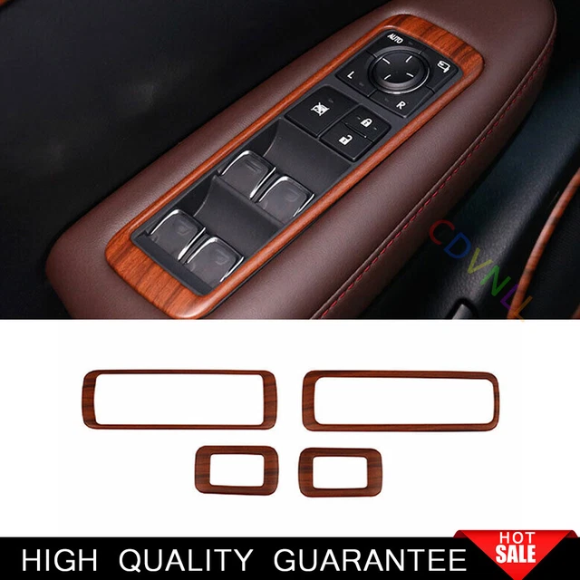 For Lexus RX300 450h 2015-2022 Peach Wood Grain Window Lift Panel Switch Cover