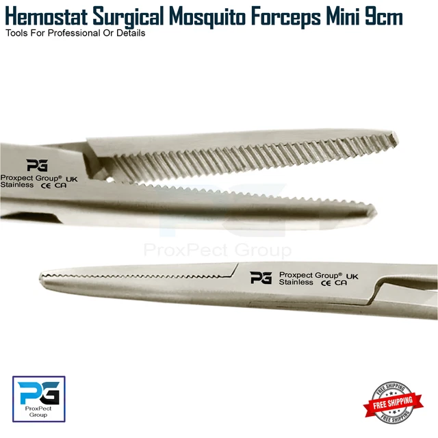 Pinza Emostatica Autobloccante Da 5,5" (14 Cm) Con Ganasce Curve - Foto 6