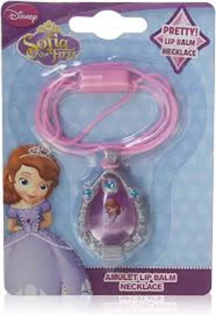 Disney Sofia The First Lip Balm Necklace UK Seller