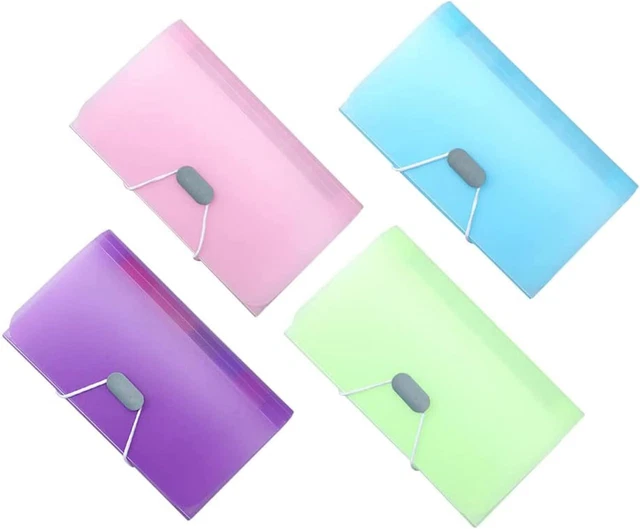 9 Cartelle Portadocumenti A4 Espandibili - Buste In Plastica Per Scuola, Ufficio E Casa - Foto 6