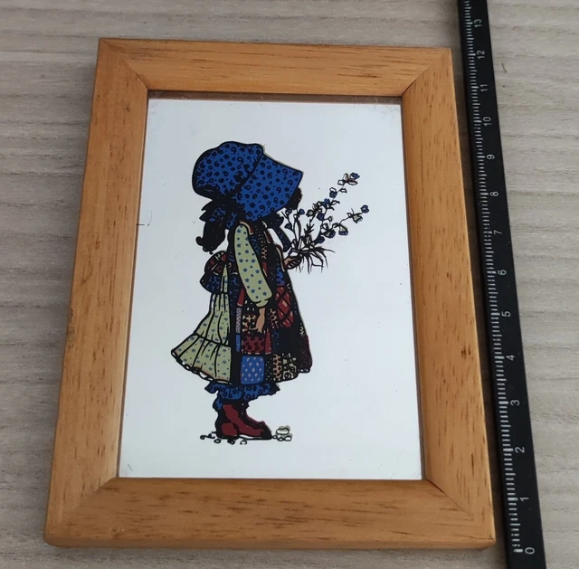 Quadro Specchio Vintage Bambina Primizie