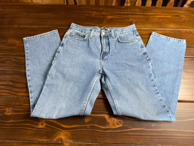Tommy Hilfiger Jeans, Women's Size 10, Blue, Vintage Rigid Denim, Mom, Straight