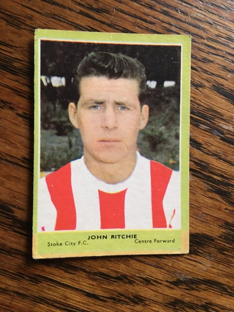 a & bc gum football quiz cards 1964 series 2 John Ritchie Stoke City 90