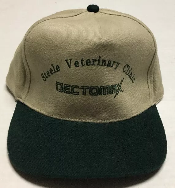 Steele Veterinary Clinic Hat North Dakota Cap Cattle Swine Treatment Animals ND