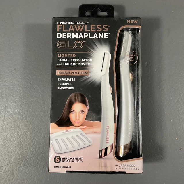 FINISHING TOUCH FLAWLESS Dermaplane Glo Lighted Facial Exfoliator