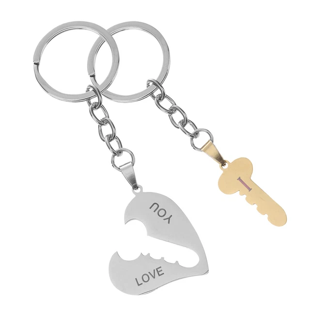 CADEAU COUPLE AMOUREUX Porte Clef Meilleurs Amis Homme Manquer EUR 7,49 ...