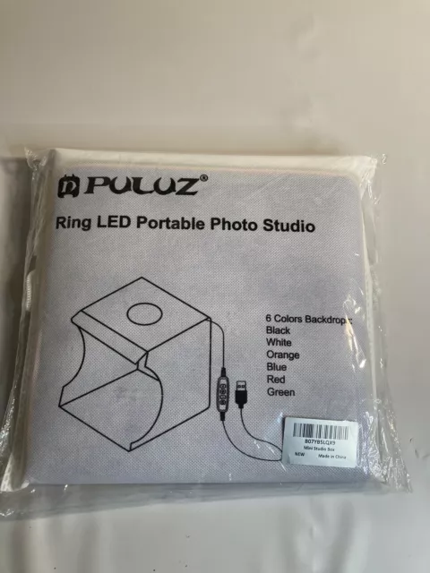 Puluz LED Estudio Fotográfico Portátil 6 Fondos Color