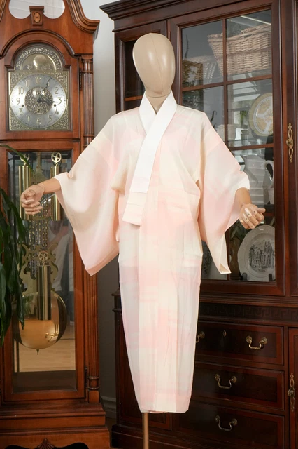 Dear Vanilla Japanese Juban Undergown Women's Kimono Genuine Vintage Mint