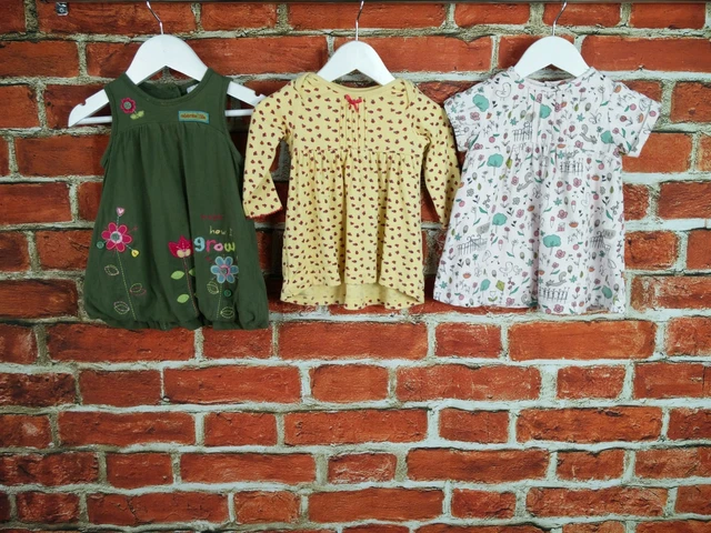 Baby Girl Bundle Age 3-6 Months Next M&S M&Co T-Shirt Dress Corduroy Flower 68Cm