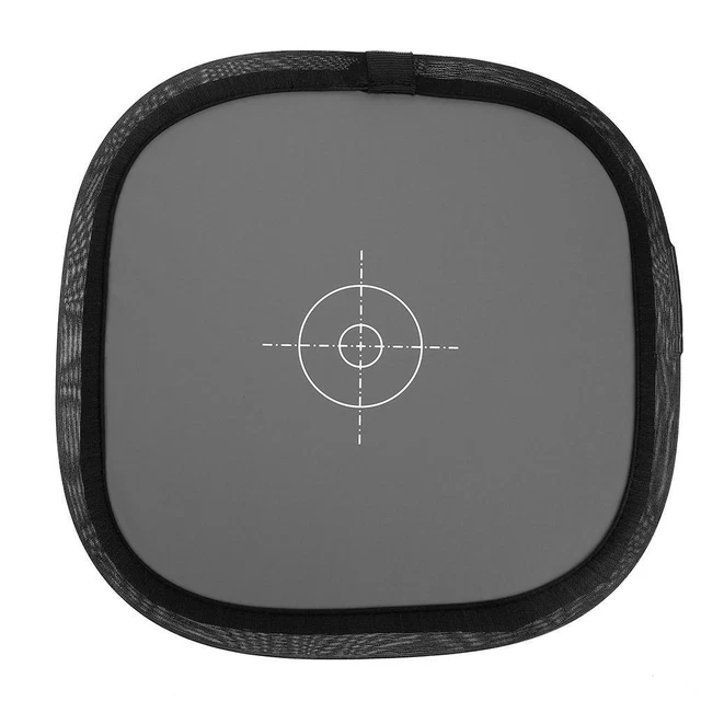 Placa de enfoque de estudio fotográfico reflector fotográfico balance de blancos 18% gris tarjeta