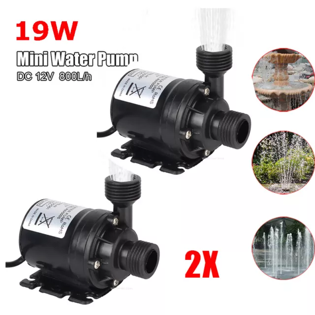 2X Small High Pressure Brushless Submersible Water Pump Automatic Self-priming