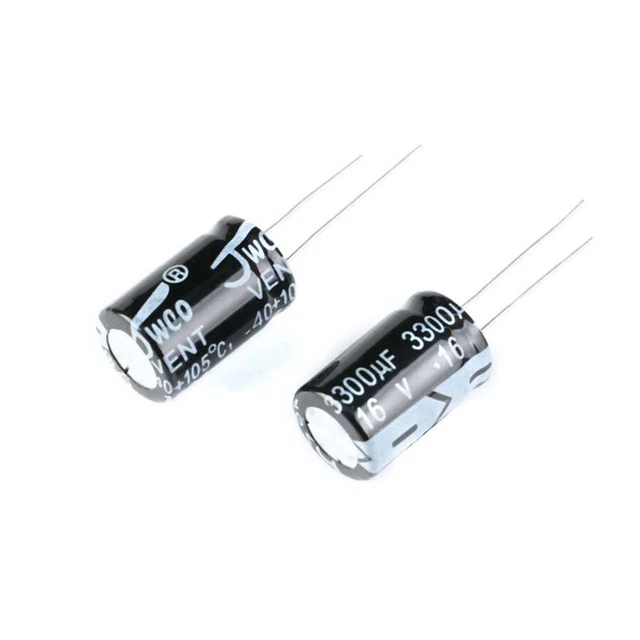 3300uF 16V Condensatore elettrolitico radiale alluminio 16V 3300uF 13*21 mm