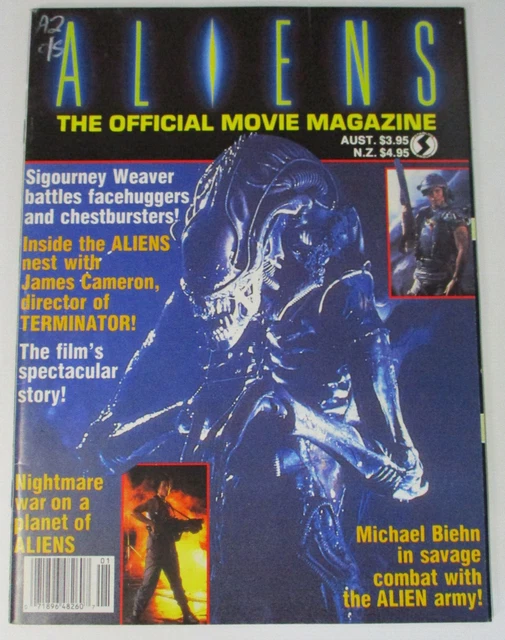 ALIENS, THE OFFICIAL Movie Magazine - Sigourney Weaver - 1986 ...
