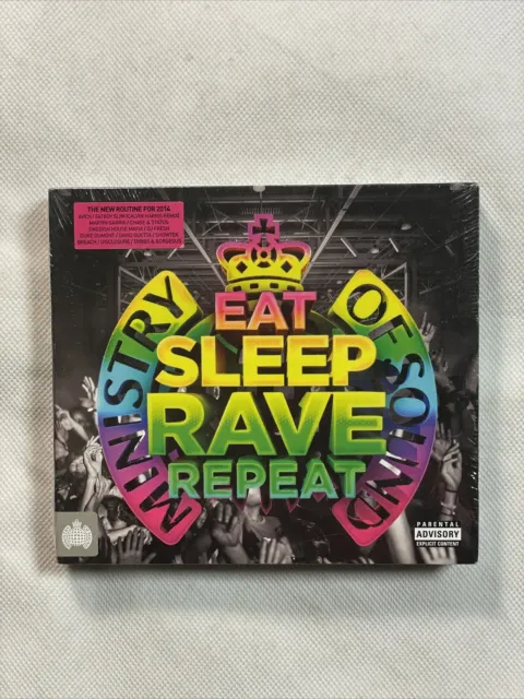 Ministry Of Sound Eat Sleep Rave Repeat by Various Artists (CD,2014) NEW- Sealed