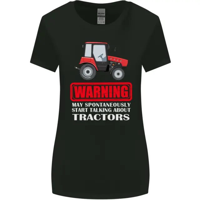 T-shirt da donna taglio più largo Talking About Tractors Funny Farmer Farm