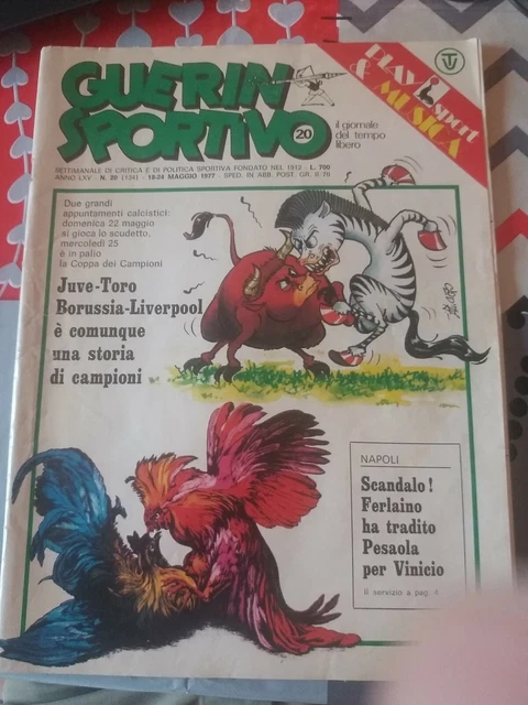 Guerin Sportivo N°43 1976 – Italie – Foot, Basket Et Films Du Championnat – Occasion