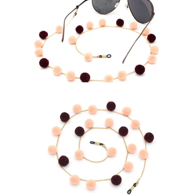 Eyewears Glasses Sunglasses Cord Rope Eyeglass Holder Strap Glasses Chain Metal