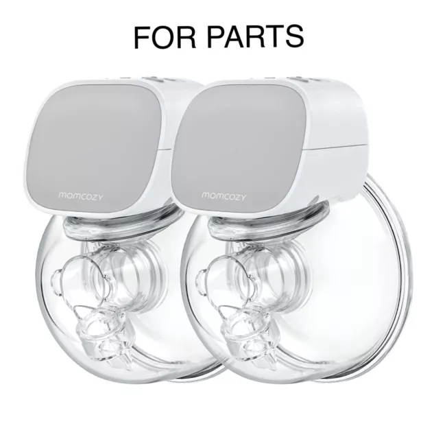 Momcozy S9 Double Wearable Breast Pumps, **FOR PARTS-READ DETAILS**