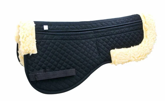 Produktbild von Sattelpad Reiten Equinate 3-Zonen Korrektur Sattelpad Vario – Mit 8 Memory Foam Einlagen, Anti-Rutsch, Für Mehr Reiterkomfort Korrekturpad Pferd